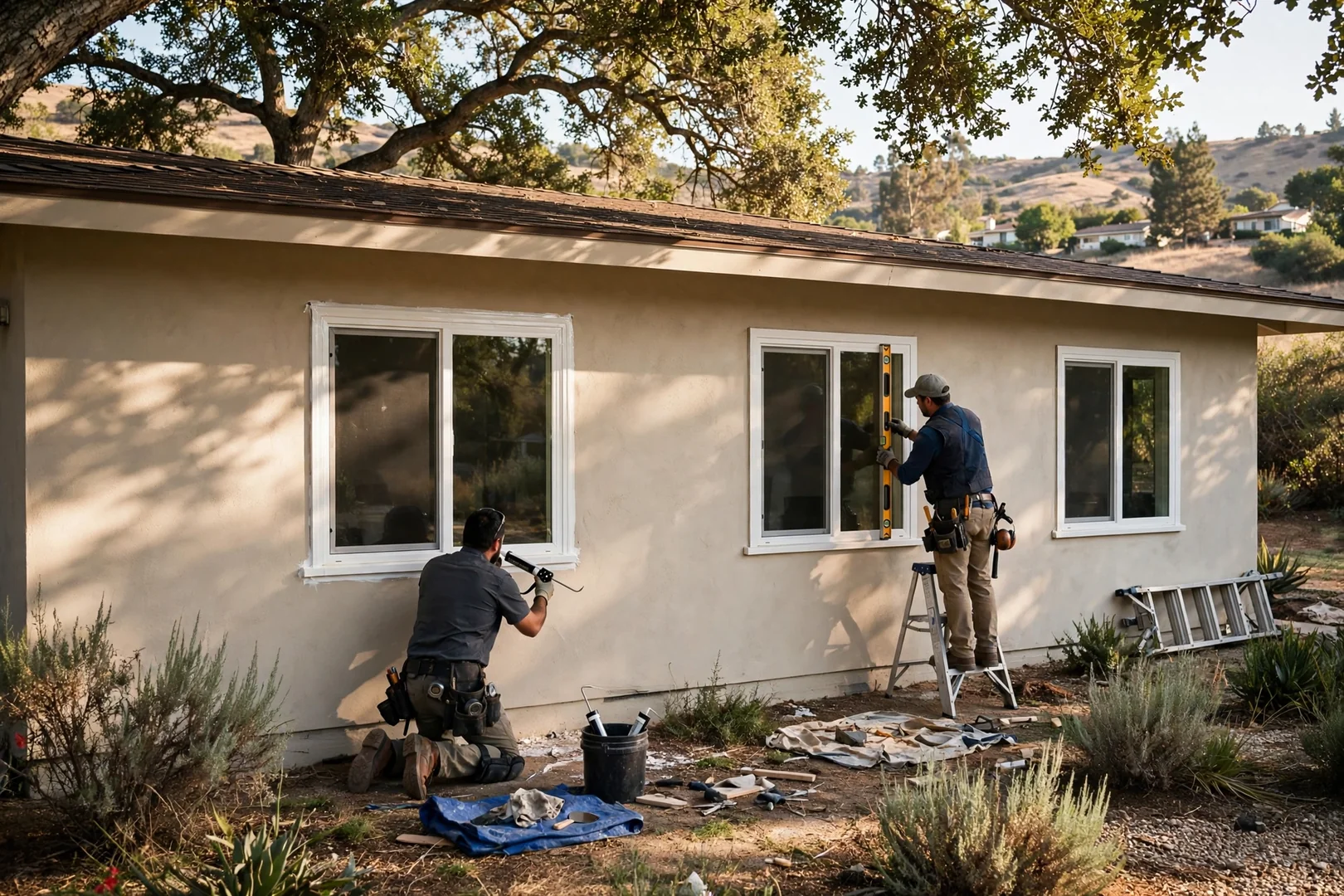 Whole-Home Dual-Pane Retrofit, Ranch Property