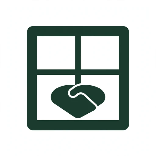 Handshake icon representing written estimates and follow-through on window work